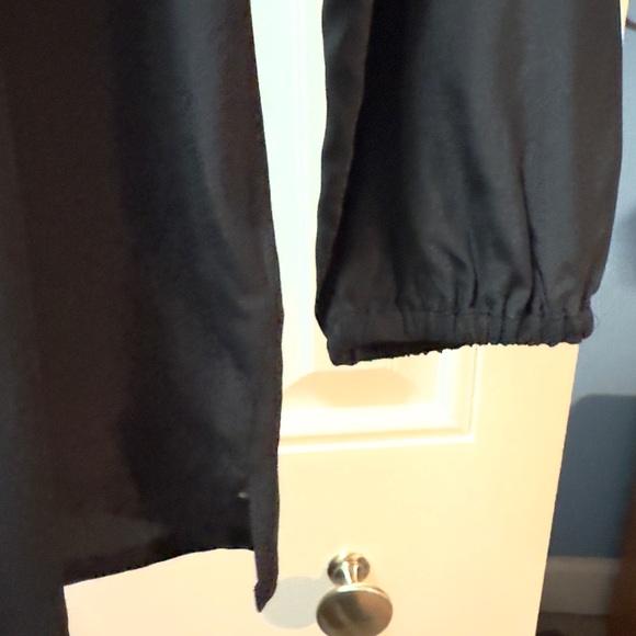 Lilly Pulitzer Black Silk Elsa Blouse XS Like New - Picture 7 of 16